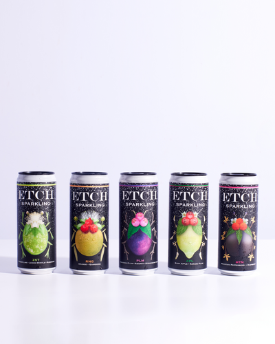 MIXED Case 12 Pack 330ml cans featuring all ETCH flavours