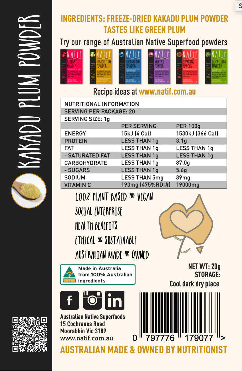 KAKADU PLUM POWDER 20g