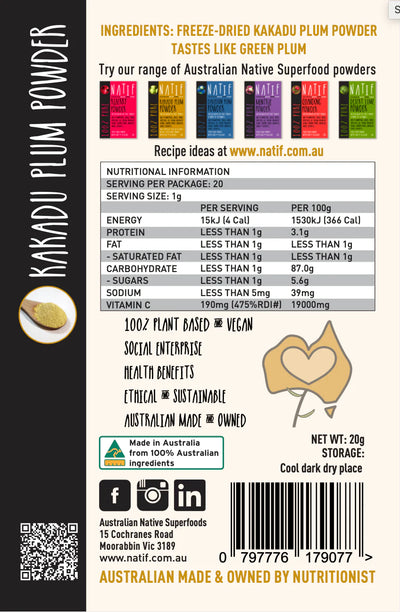 KAKADU PLUM POWDER 20g