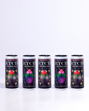 ETCH Sparkling MTN and PLM six pack